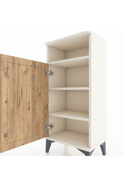 Arges Komodin 3 Raflı Tek Kapaklı 44x30x96 - S09M043V3A