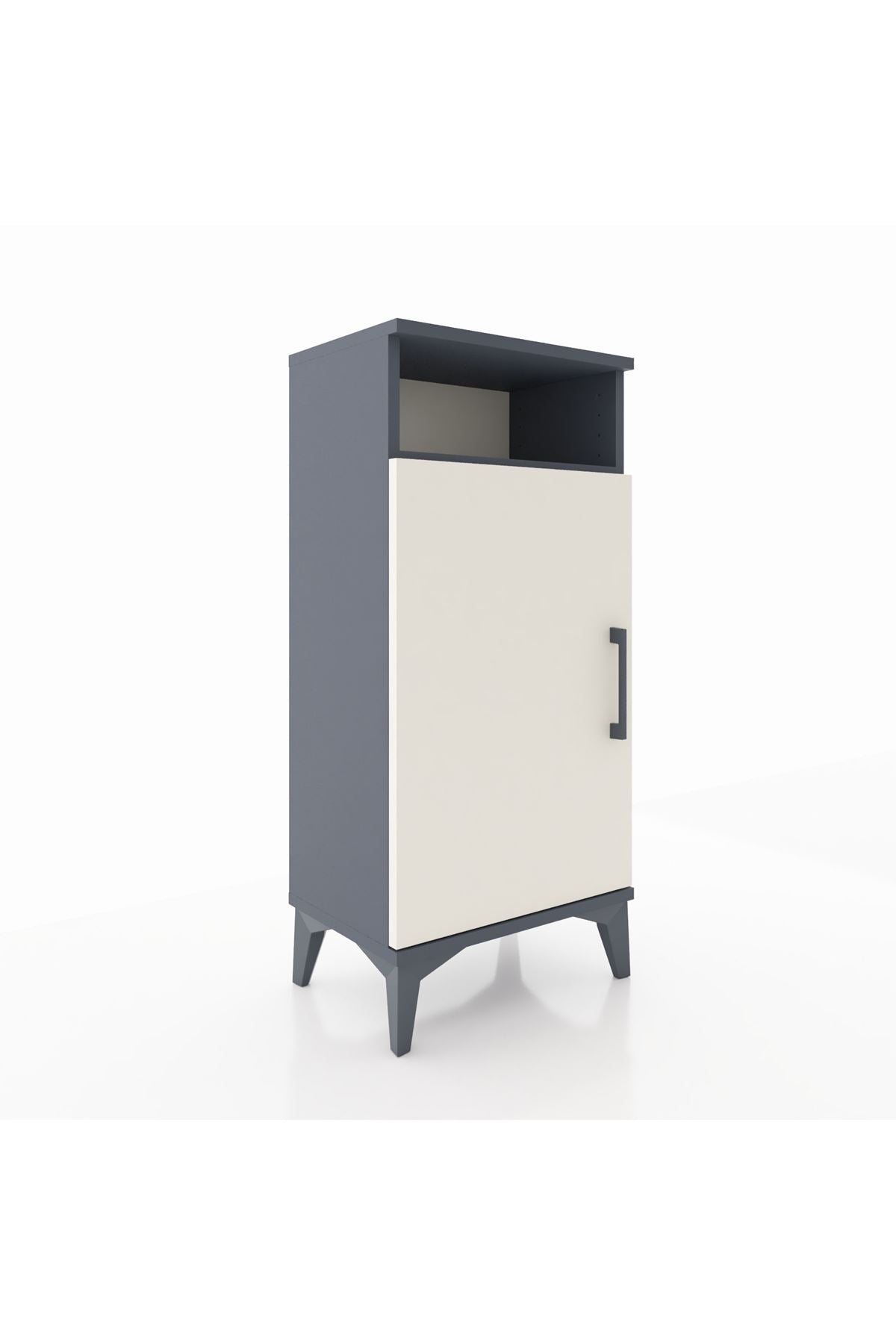 Arges Komodin 3 Raflı Tek Kapaklı 44x30x96 - S09M043V4A