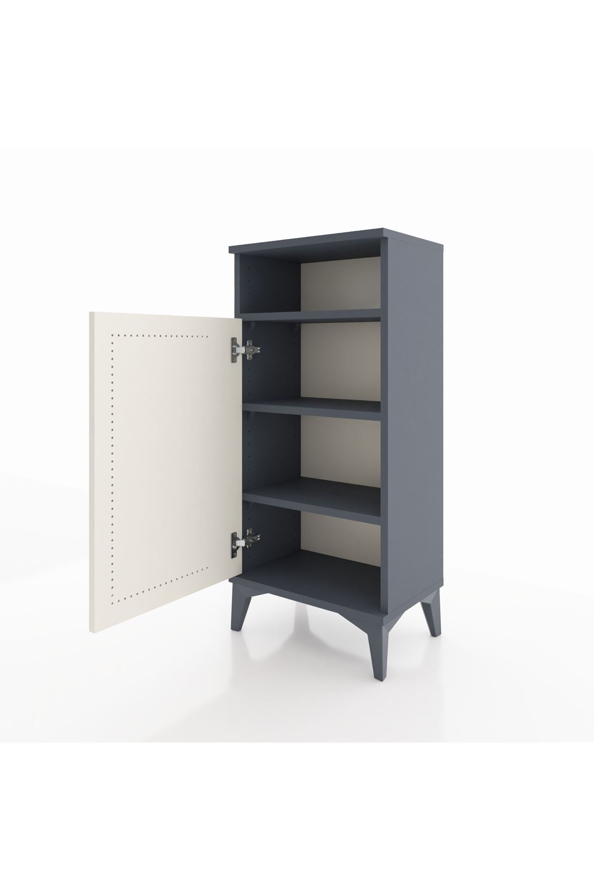 Arges Komodin 3 Raflı Tek Kapaklı 44x30x96 - S09M043V4A
