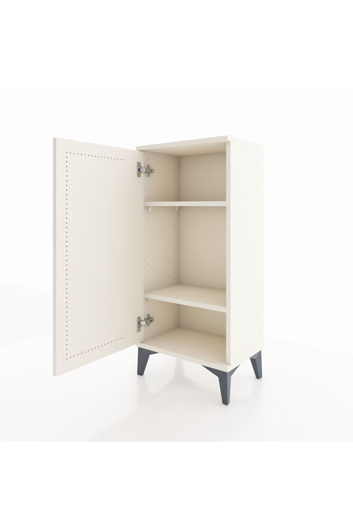 Arges Komodin 2 Raflı Tek Kapaklı 44x30x96 - S09M044V1A