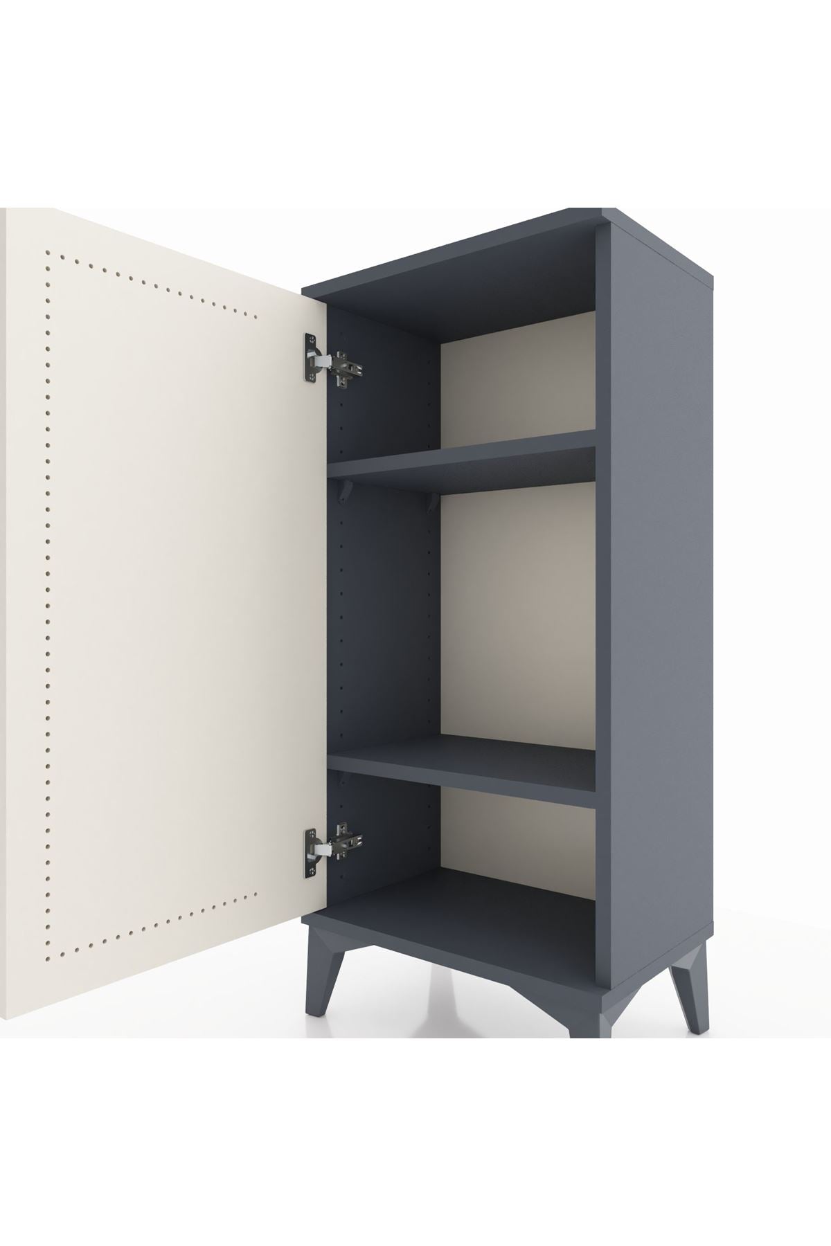 Arges Komodin 2 Raflı Tek Kapaklı 44x30x96 - S09M044V4A