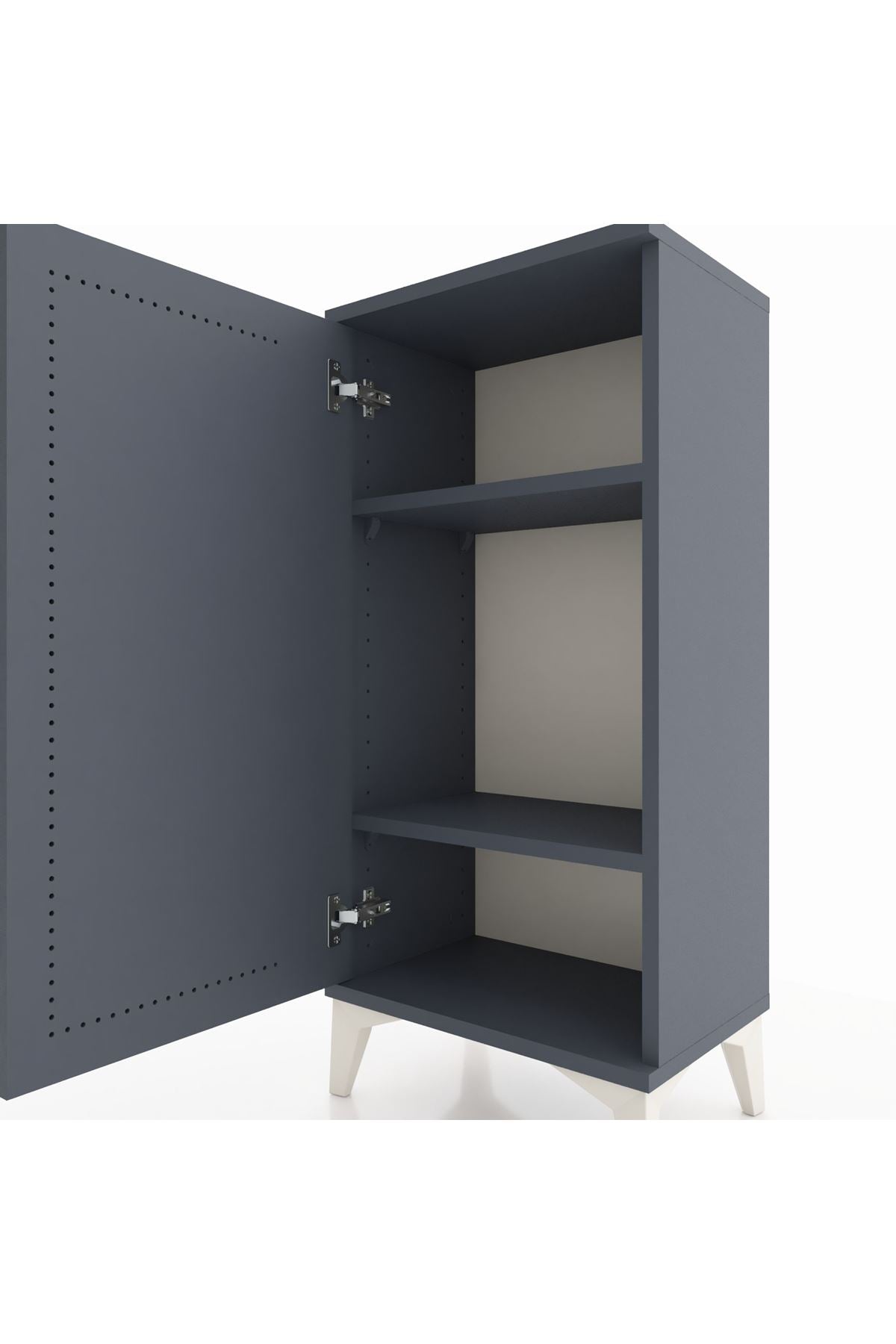 Arges Komodin 2 Raflı Tek Kapaklı 44x30x96 - S09M044V5A