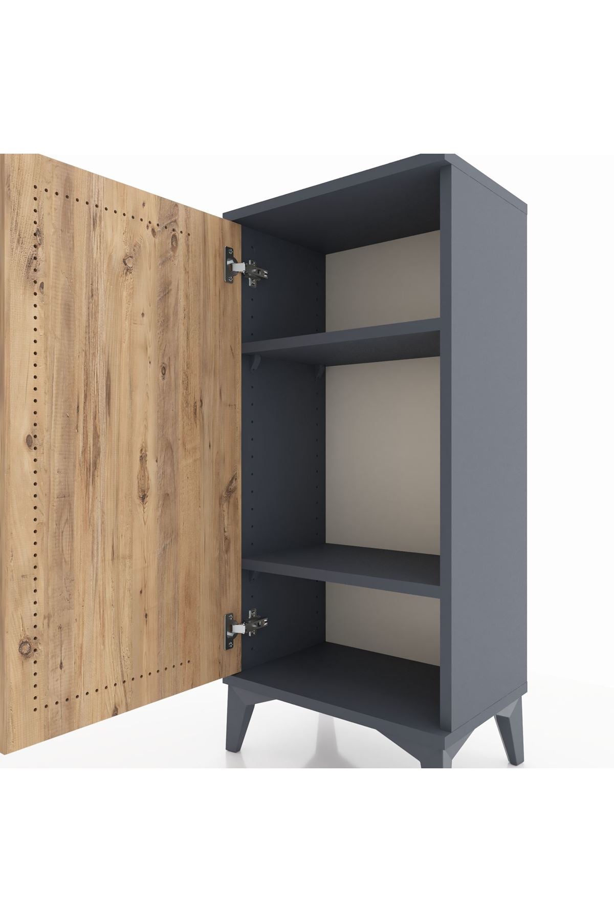 Arges Komodin 2 Raflı Tek Kapaklı 44x30x96 - S09M044V6A