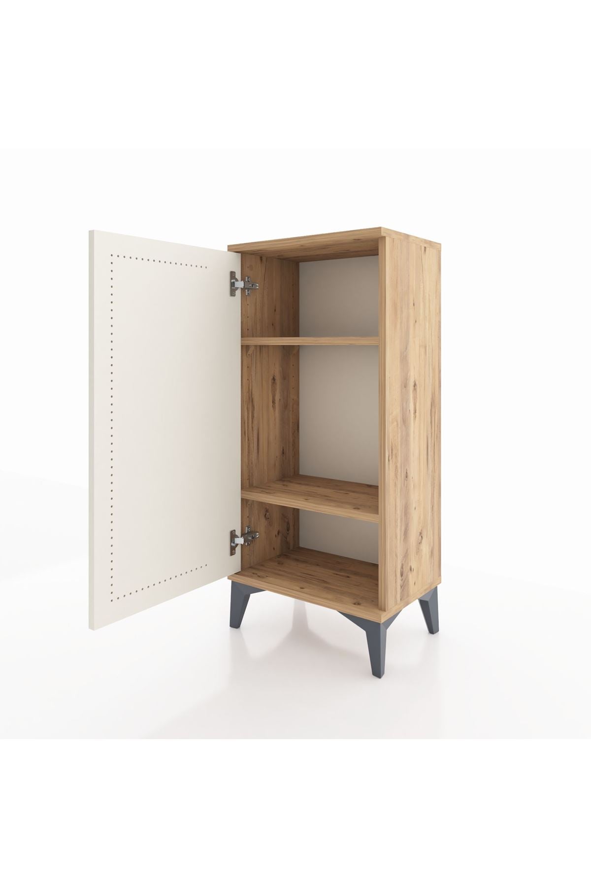 Arges Komodin 2 Raflı Tek Kapaklı 44x30x96 - S09M044V7A