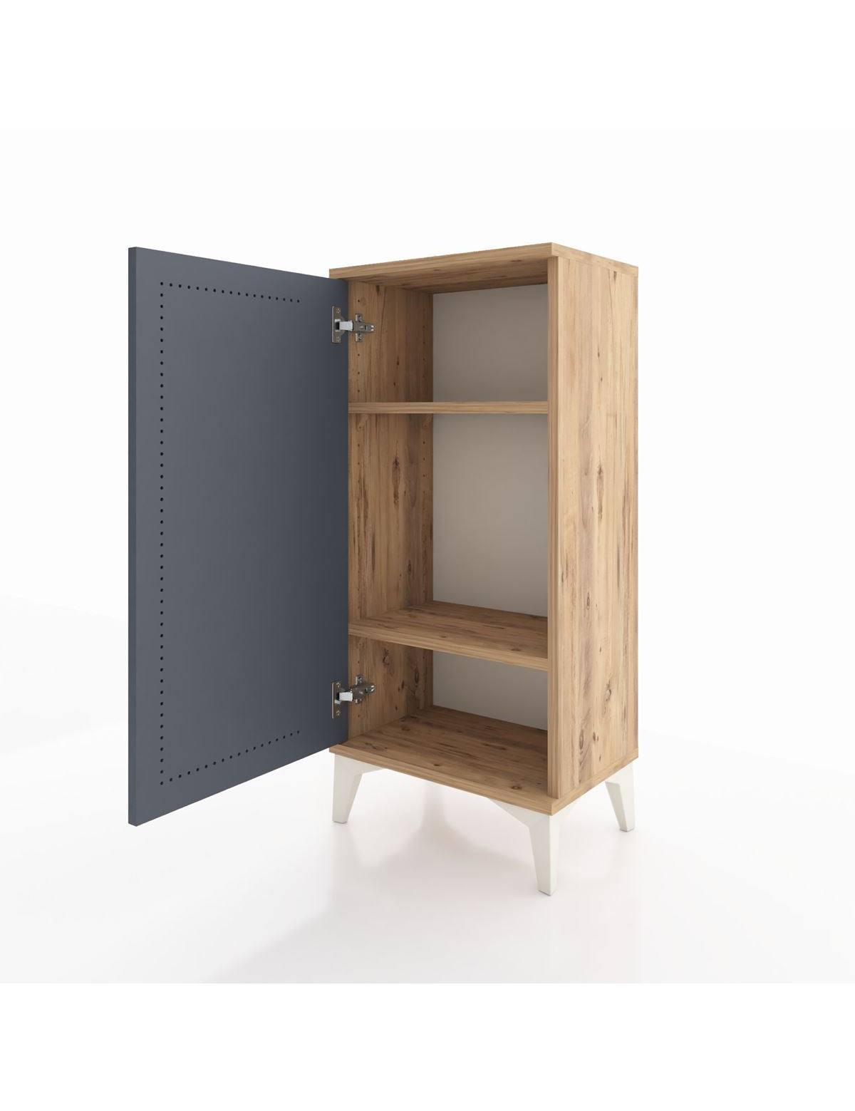 Arges Komodin 2 Raflı Tek Kapaklı 44x30x96 - S09M044V8A