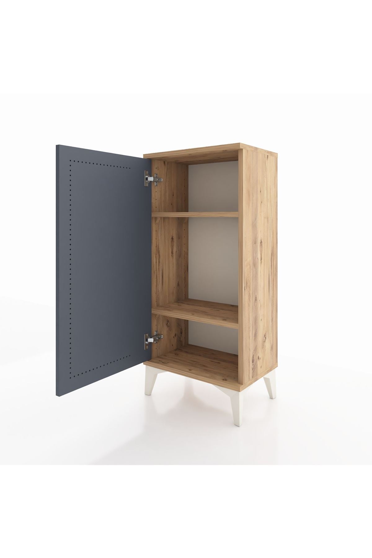 Arges Komodin 2 Raflı Tek Kapaklı 44x30x96 - S09M044V8A