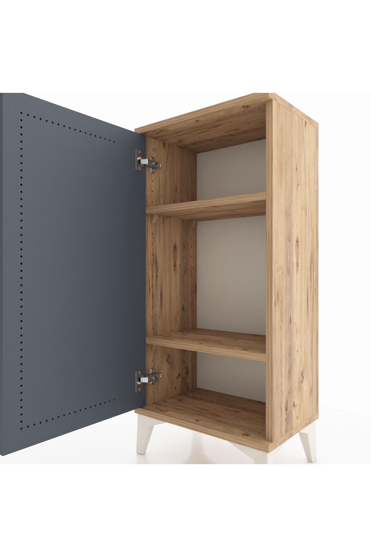 Arges Komodin 2 Raflı Tek Kapaklı 44x30x96 - S09M044V8A