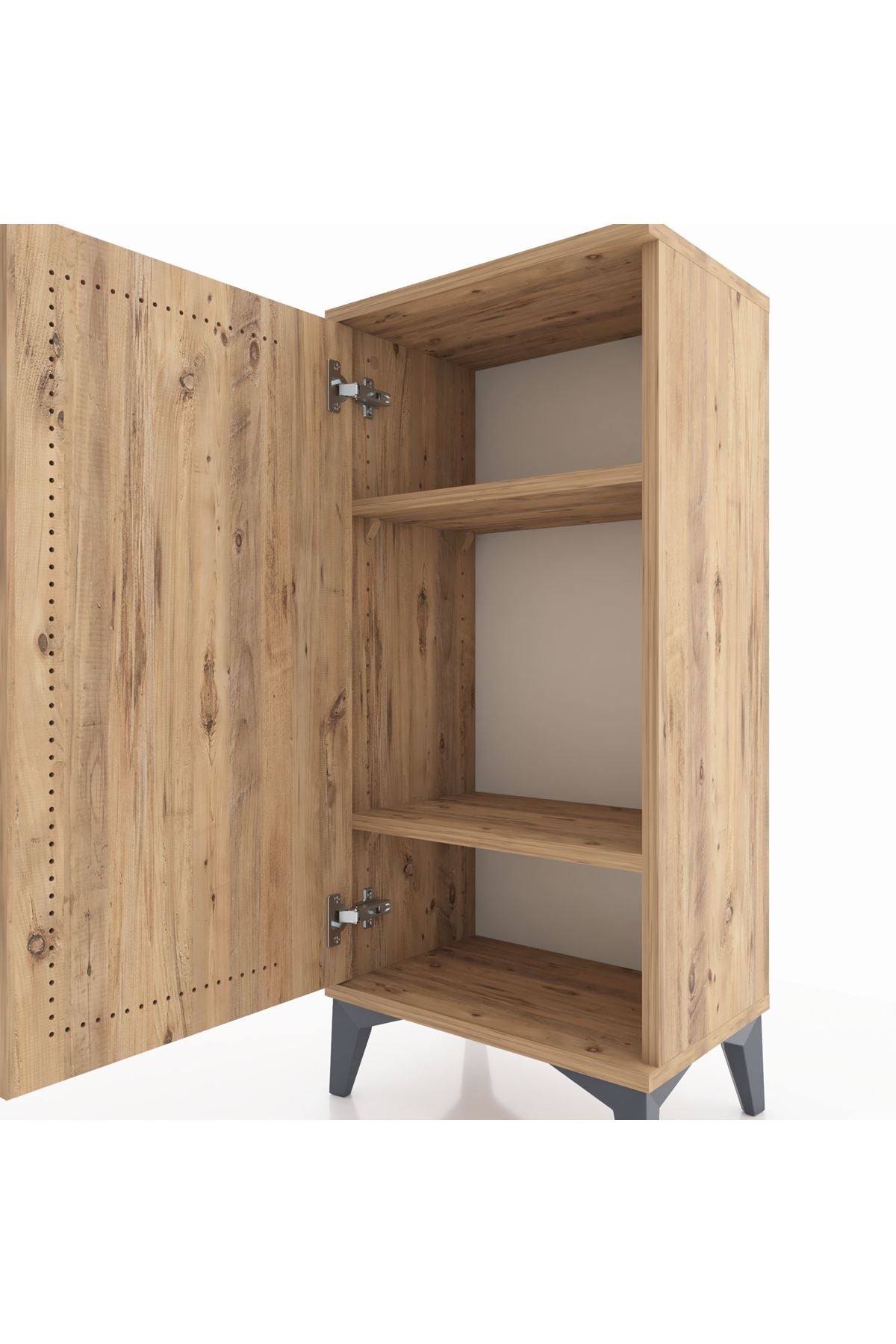 Arges Komodin 2 Raflı Tek Kapaklı 44x30x96 - S09M044V9A