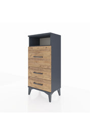 Arges Komodin Tek Raflı 3 Çekmeceli 44x30x96 - S09M009V6A