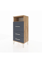 Arges Komodin Tek Raflı 3 Çekmeceli 44x30x96 - S09M009V8A