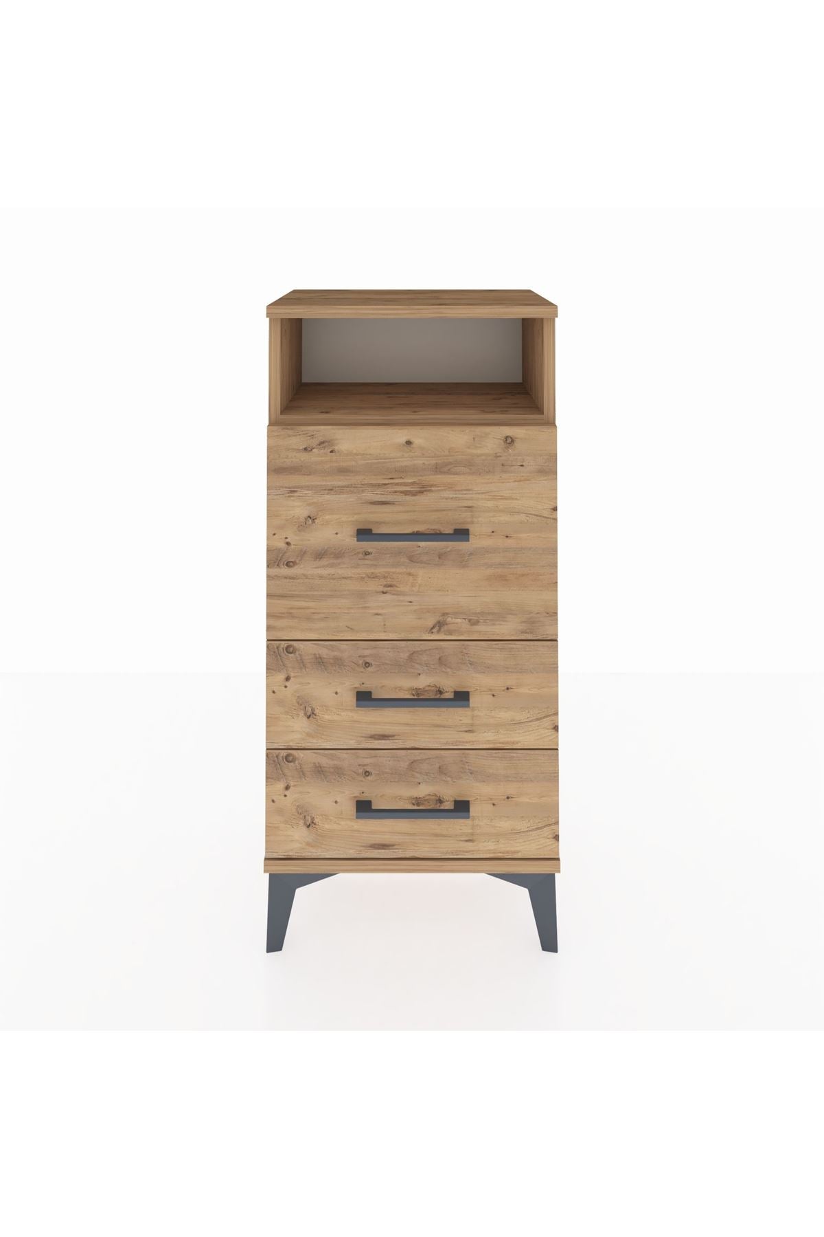 Arges Komodin Tek Raflı 3 Çekmeceli 44x30x96 - S09M009V9A