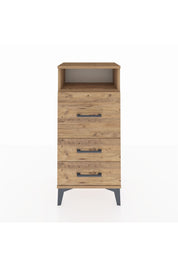 Arges Komodin Tek Raflı 3 Çekmeceli 44x30x96 - S09M009V9A
