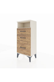 Arges Komodin Tek Raflı 3 Çekmeceli 44x30x96 - S09M010V3A
