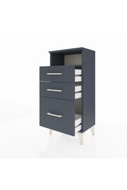 Arges Komodin Tek Raflı 3 Çekmeceli 44x30x96 - S09M010V5A