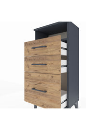 Arges Komodin Tek Raflı 3 Çekmeceli 44x30x96 - S09M010V6A