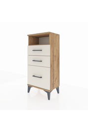Arges Komodin Tek Raflı 3 Çekmeceli 44x30x96 - S09M010V7A