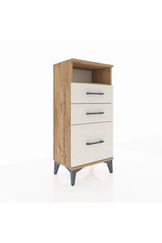 Arges Komodin Tek Raflı 3 Çekmeceli 44x30x96 - S09M010V7A