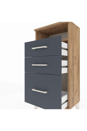 Arges Komodin Tek Raflı 3 Çekmeceli 44x30x96 - S09M010V8A