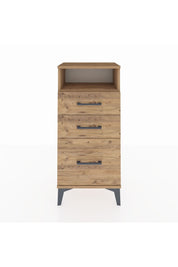 Arges Komodin Tek Raflı 3 Çekmeceli 44x30x96 - S09M010V9A