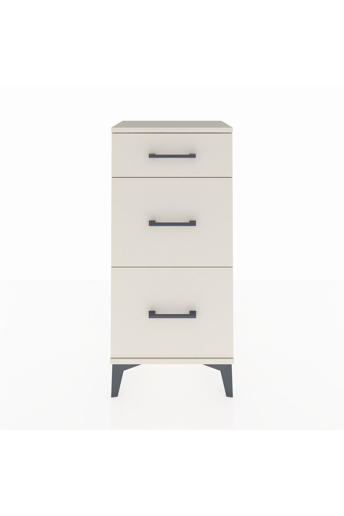 Arges Komodin 3 Çekmeceli 44x30x96 - S09M011V1A