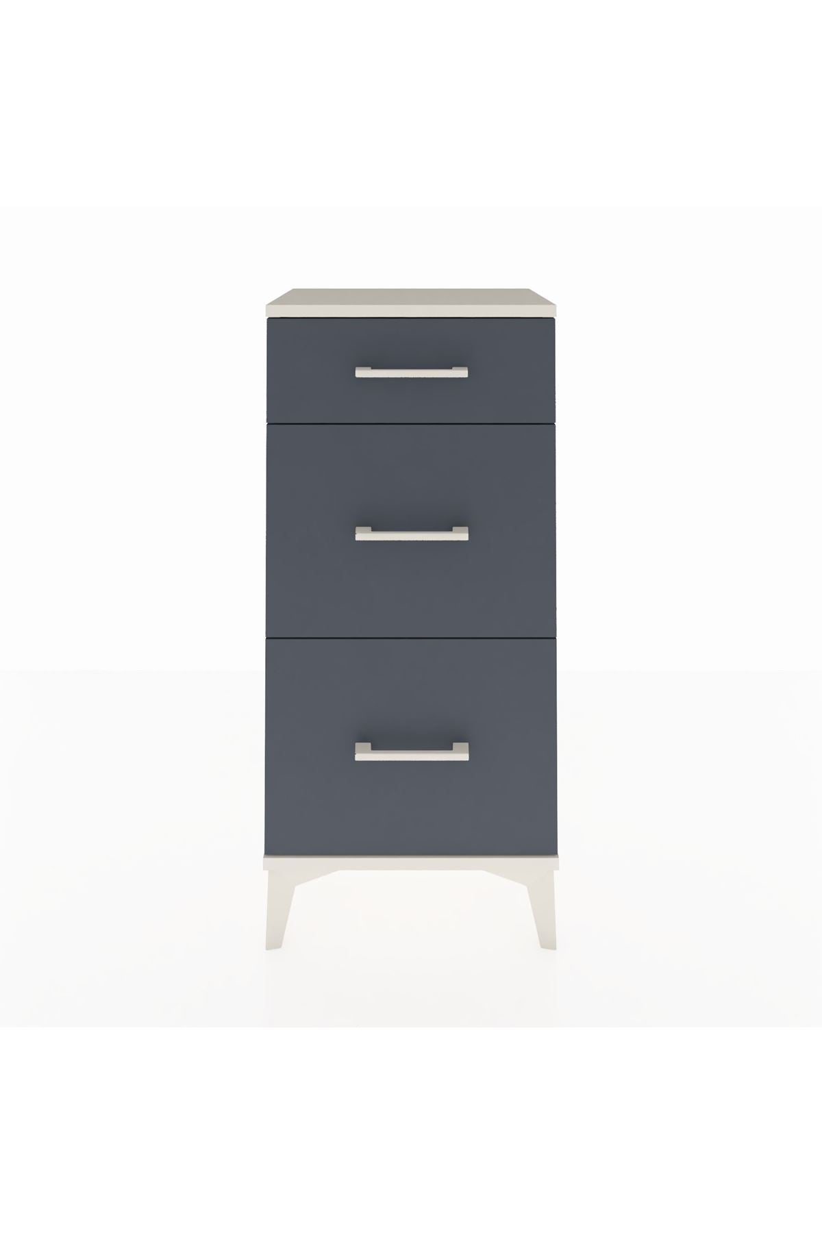 Arges Komodin 3 Çekmeceli 44x30x96 - S09M011V2A