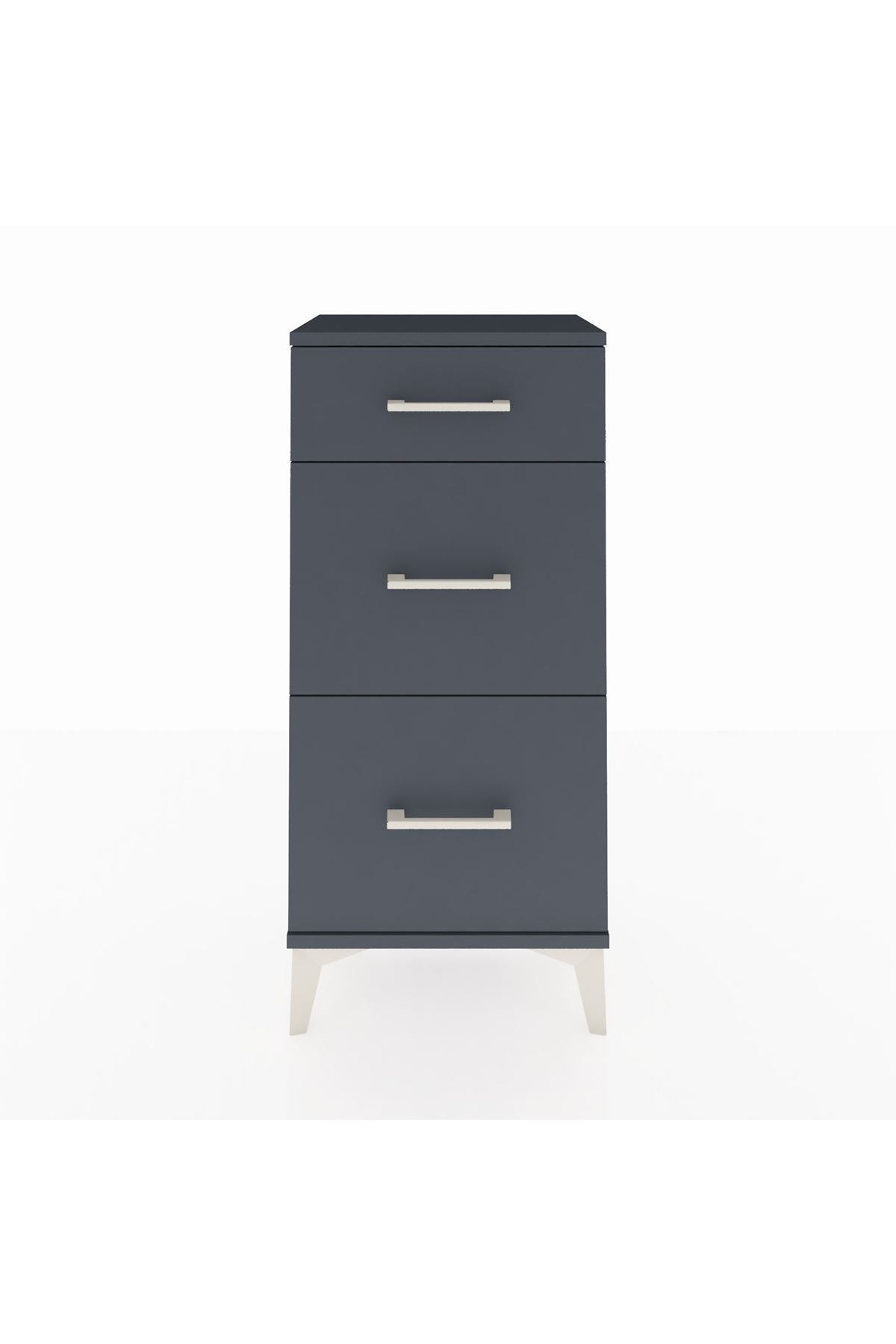 Arges Komodin 3 Çekmeceli 44x30x96 - S09M011V5A