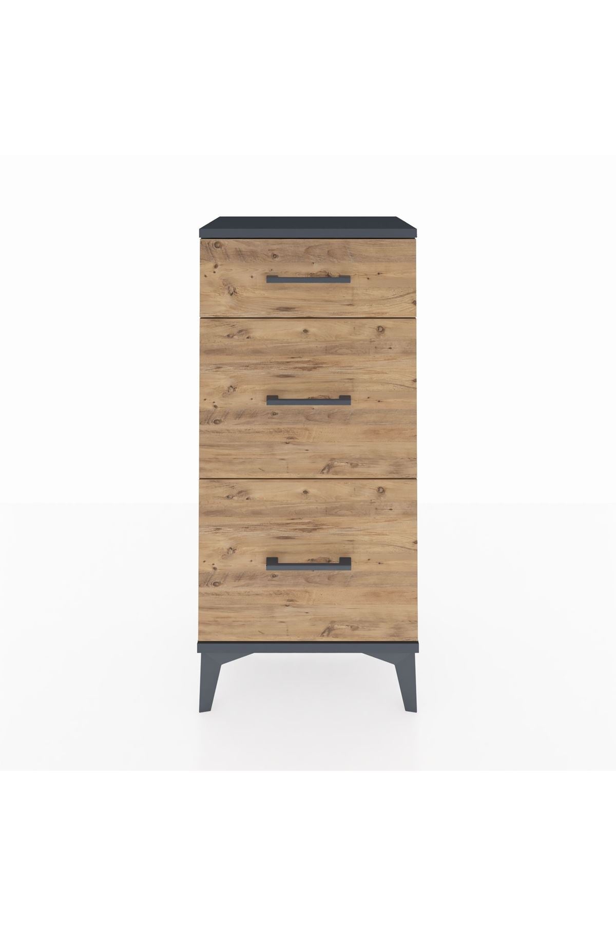 Arges Komodin 3 Çekmeceli 44x30x96 - S09M011V6A