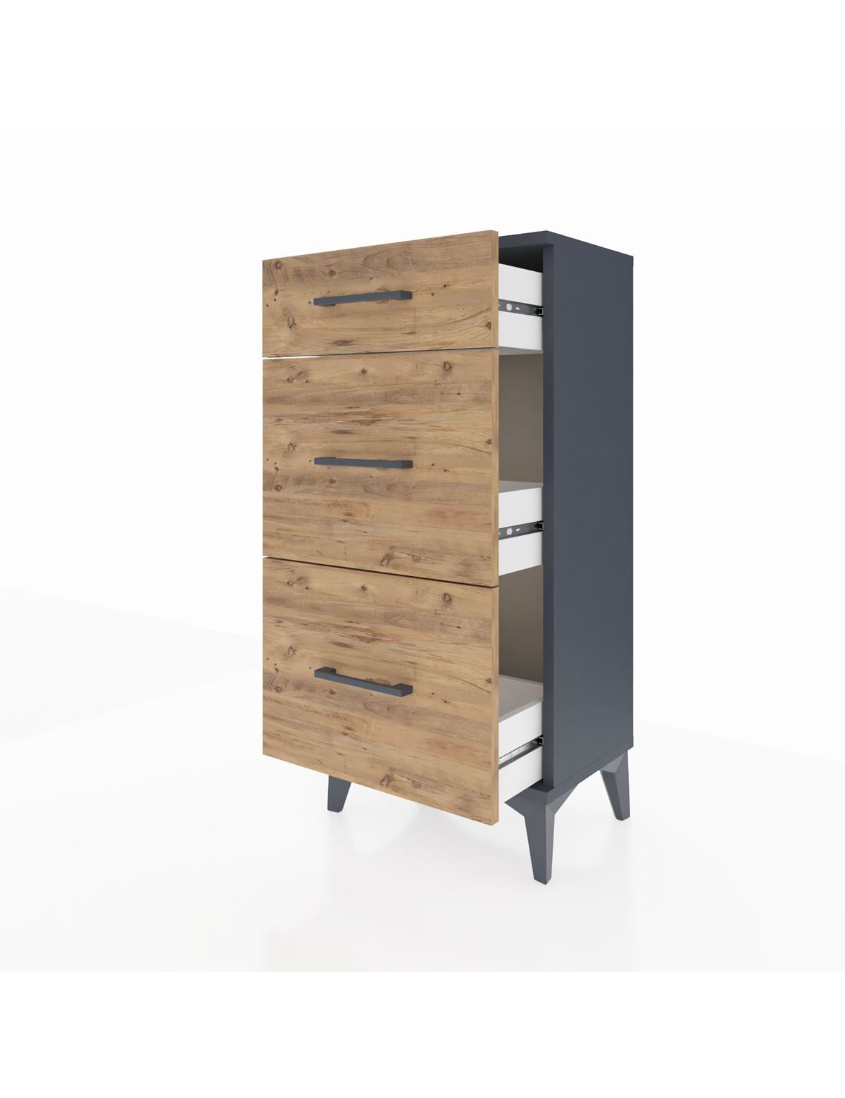 Arges Komodin 3 Çekmeceli 44x30x96 - S09M011V6A