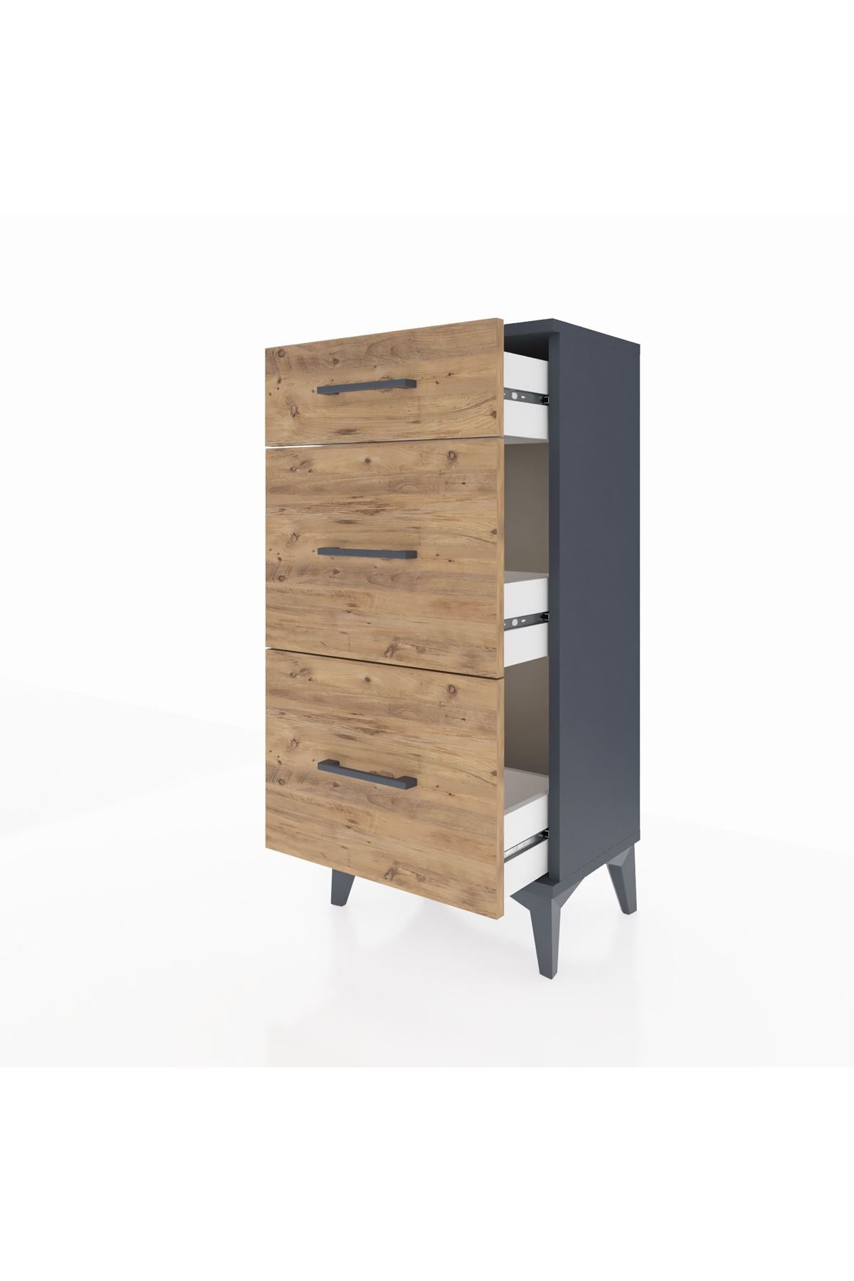 Arges Komodin 3 Çekmeceli 44x30x96 - S09M011V6A