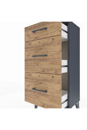 Arges Komodin 3 Çekmeceli 44x30x96 - S09M011V6A