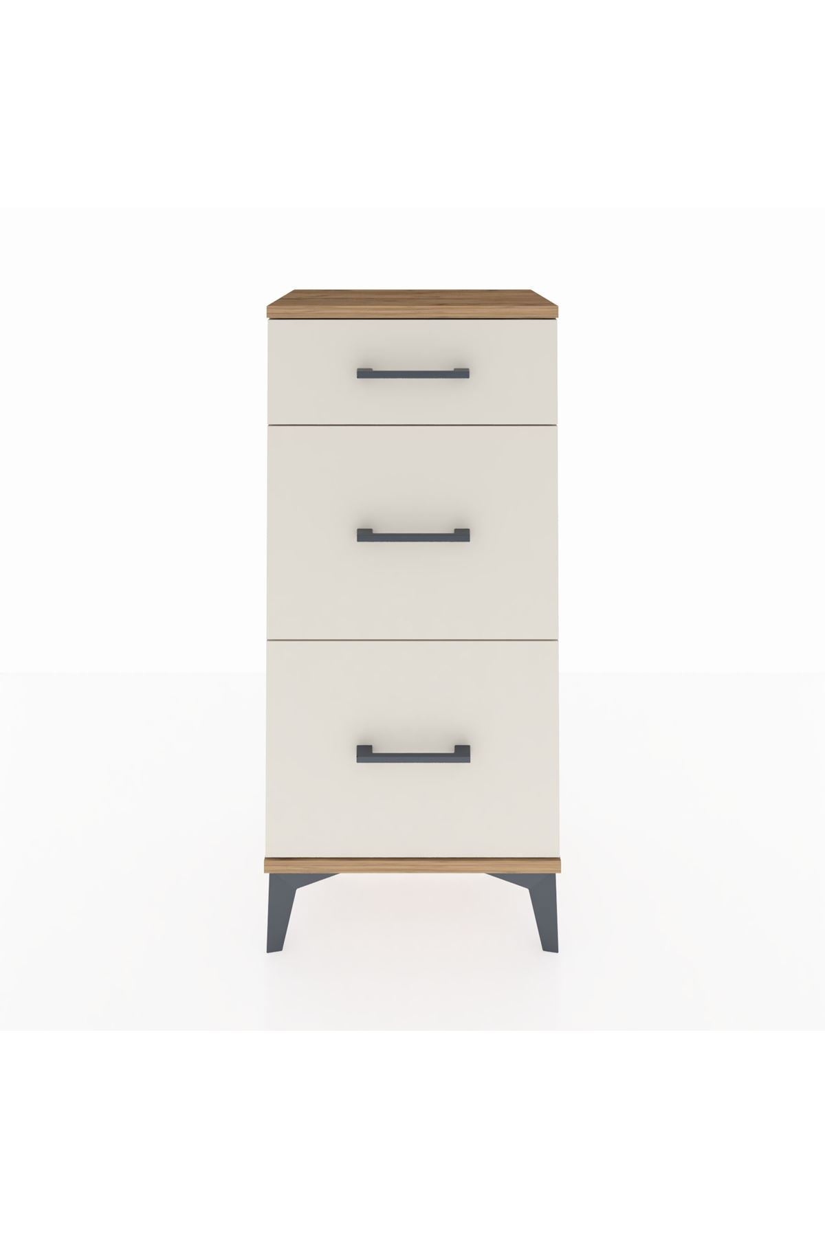 Arges Komodin 3 Çekmeceli 44x30x96 - S09M011V7A