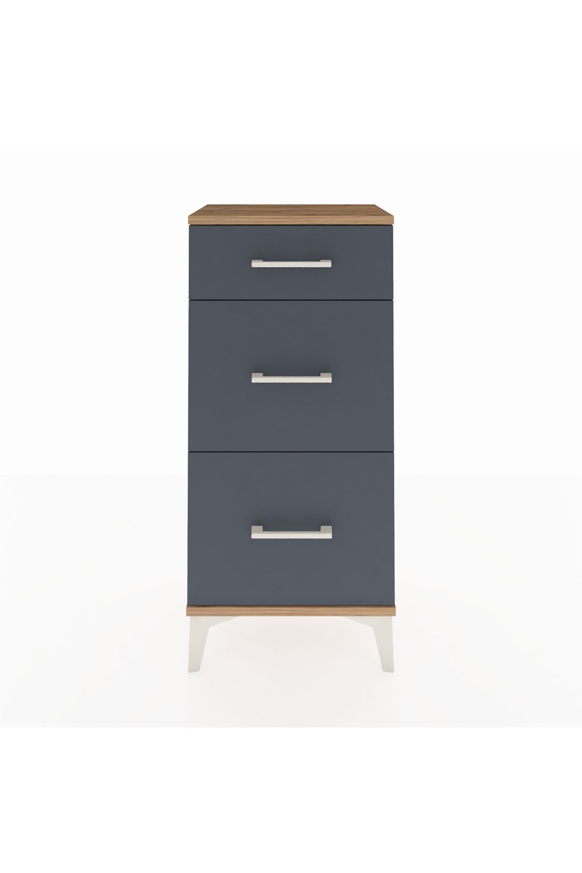 Arges Komodin 3 Çekmeceli 44x30x96 - S09M011V8A
