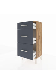 Arges Komodin 3 Çekmeceli 44x30x96 - S09M011V8A