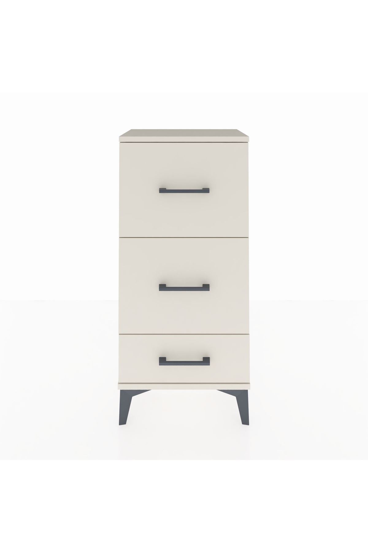 Arges Komodin 3 Çekmeceli 44x30x96 - S09M012V1A