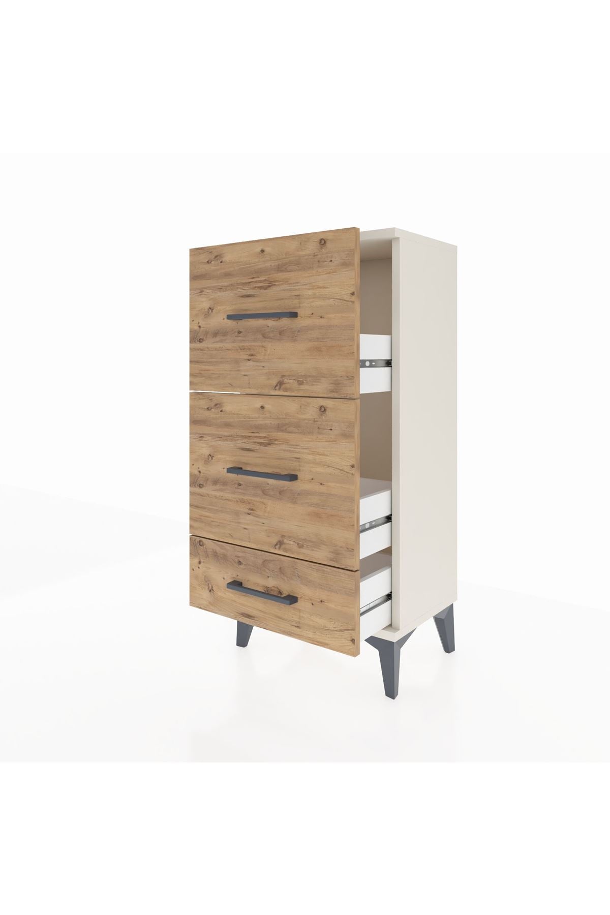 Arges Komodin 3 Çekmeceli 44x30x96 - S09M012V3A