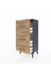 Arges Komodin 3 Çekmeceli 44x30x96 - S09M012V6A