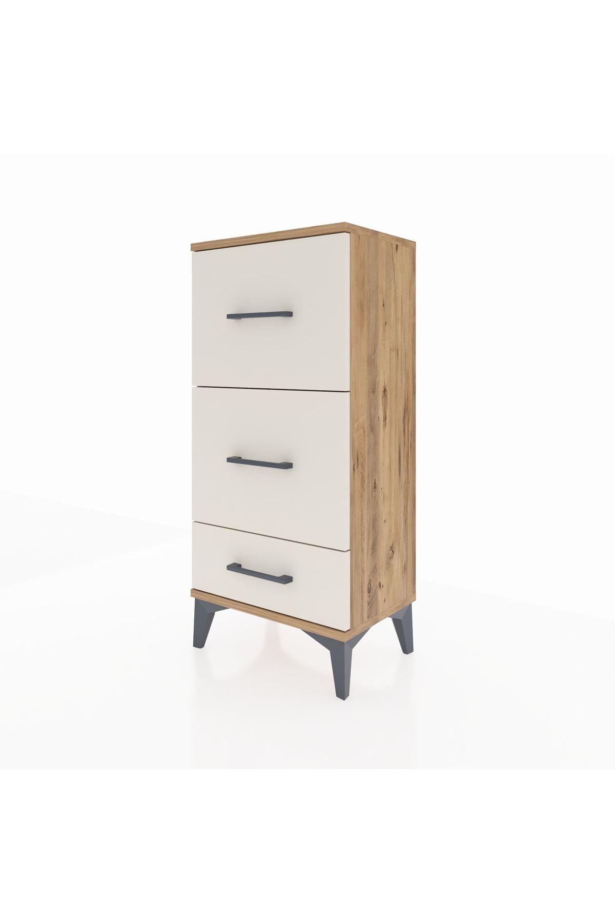 Arges Komodin 3 Çekmeceli 44x30x96 - S09M012V7A