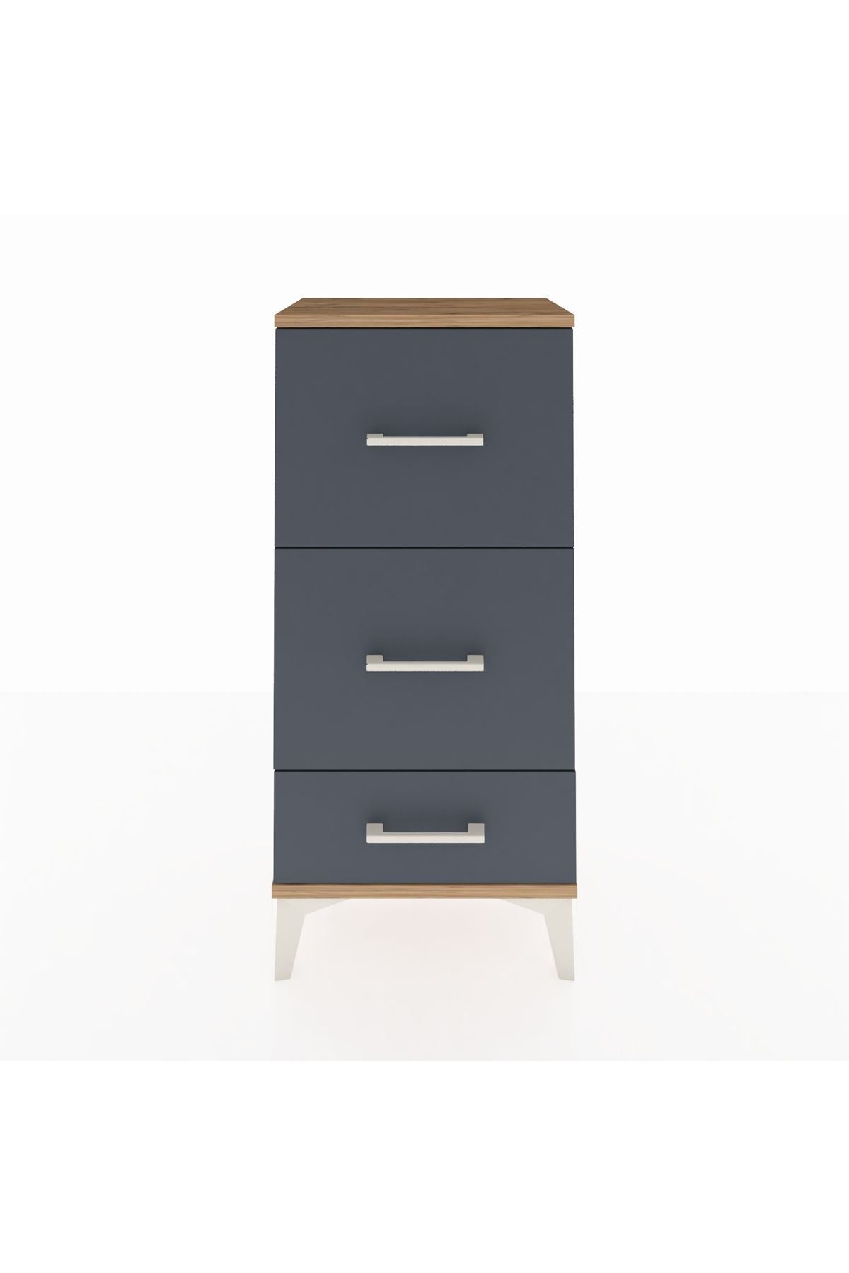 Arges Komodin 3 Çekmeceli 44x30x96 - S09M012V8A