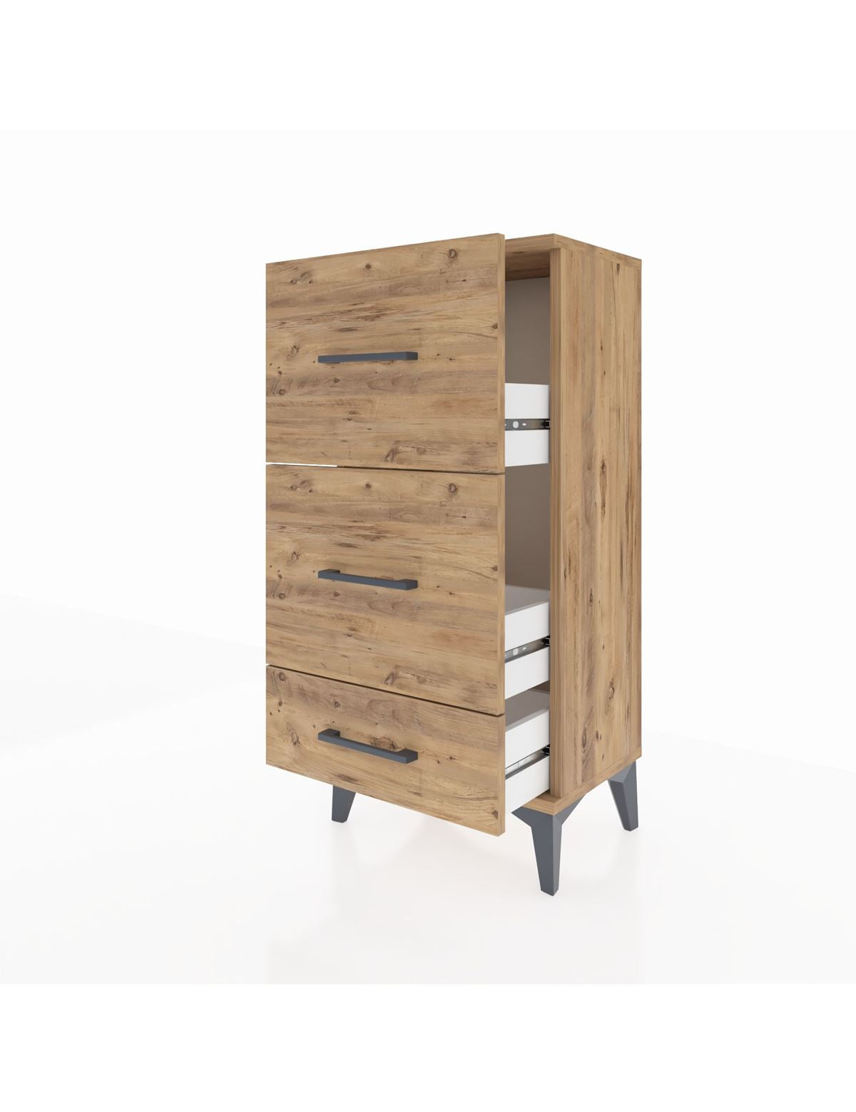 Arges Komodin 3 Çekmeceli 44x30x96 - S09M012V9A