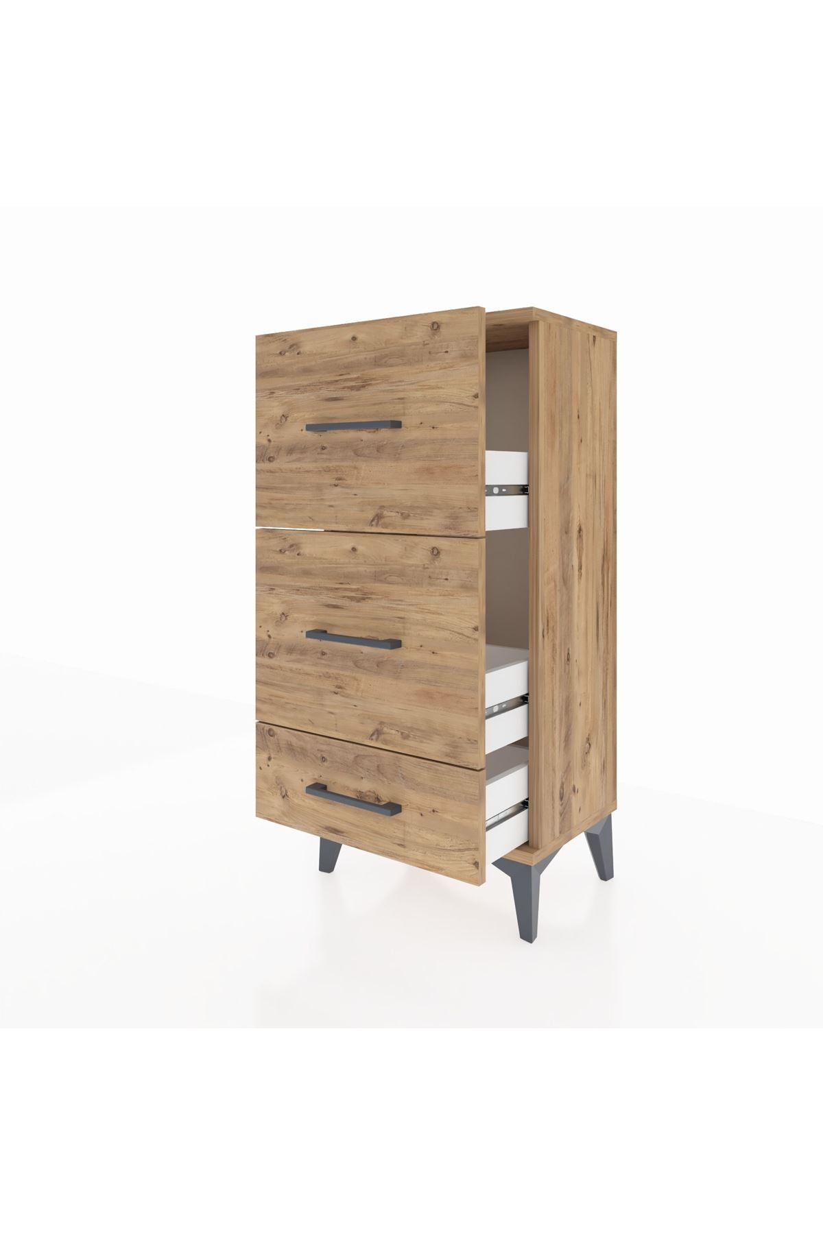 Arges Komodin 3 Çekmeceli 44x30x96 - S09M012V9A