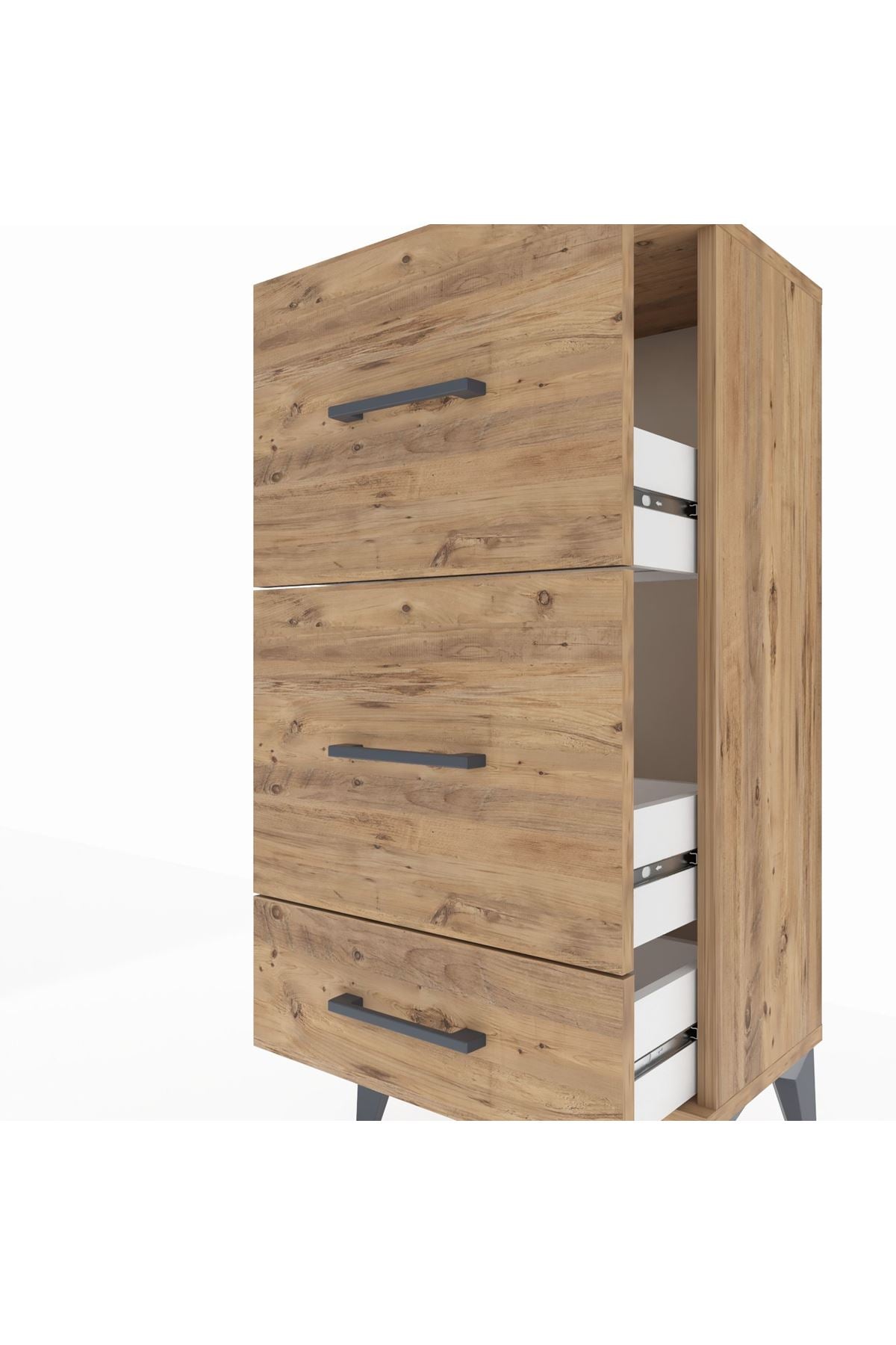 Arges Komodin 3 Çekmeceli 44x30x96 - S09M012V9A