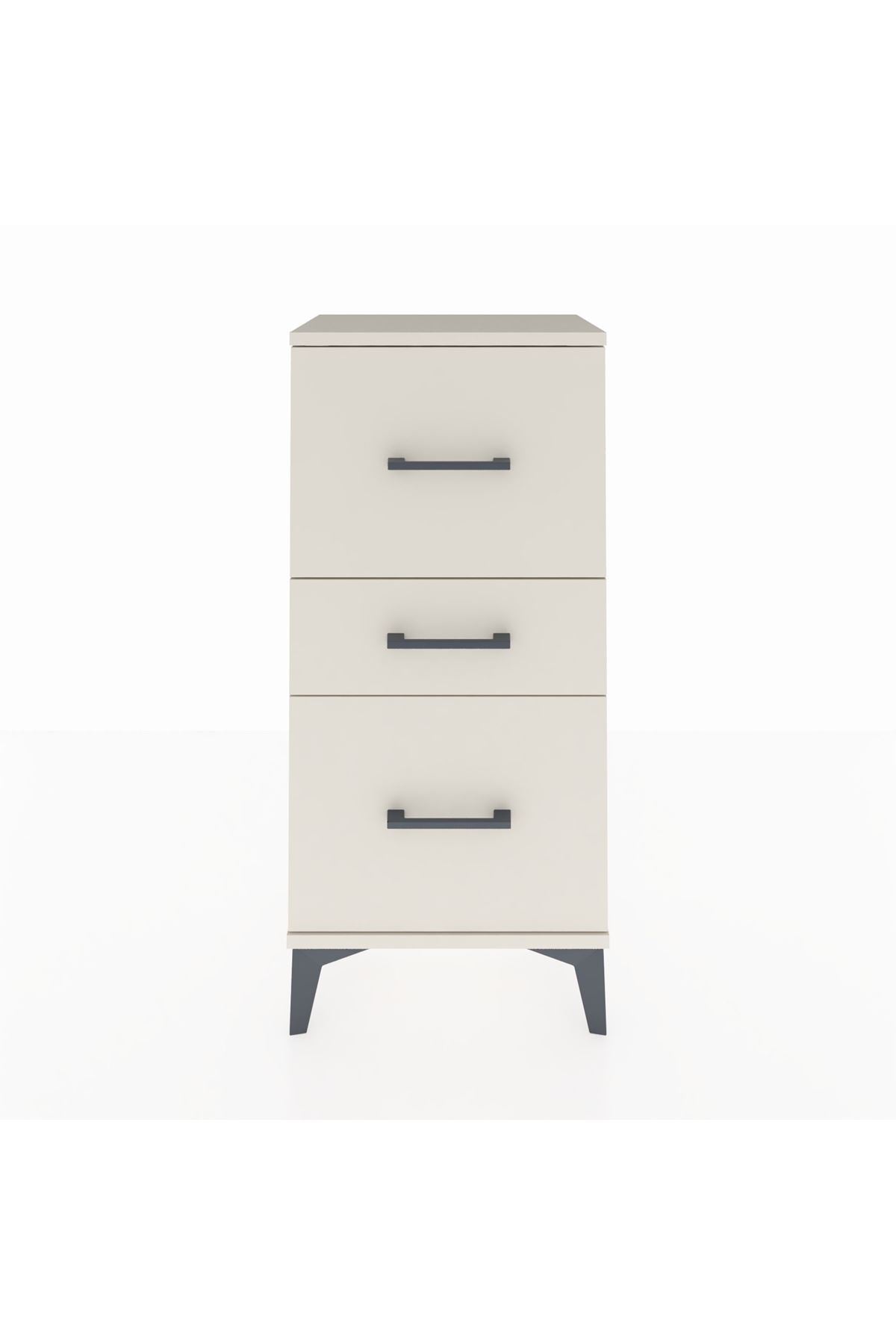 Arges Komodin 3 Çekmeceli 44x30x96 - S09M013V1A
