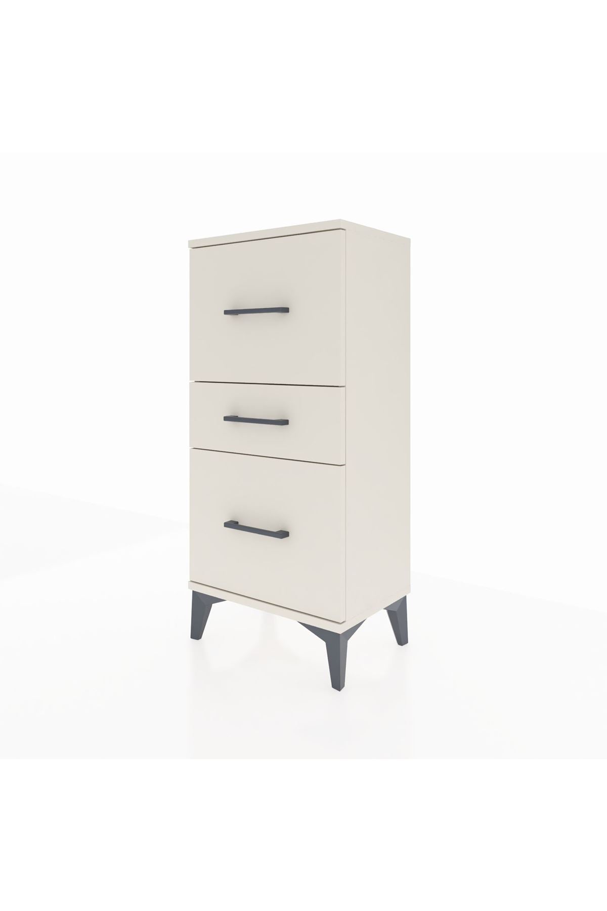 Arges Komodin 3 Çekmeceli 44x30x96 - S09M013V1A