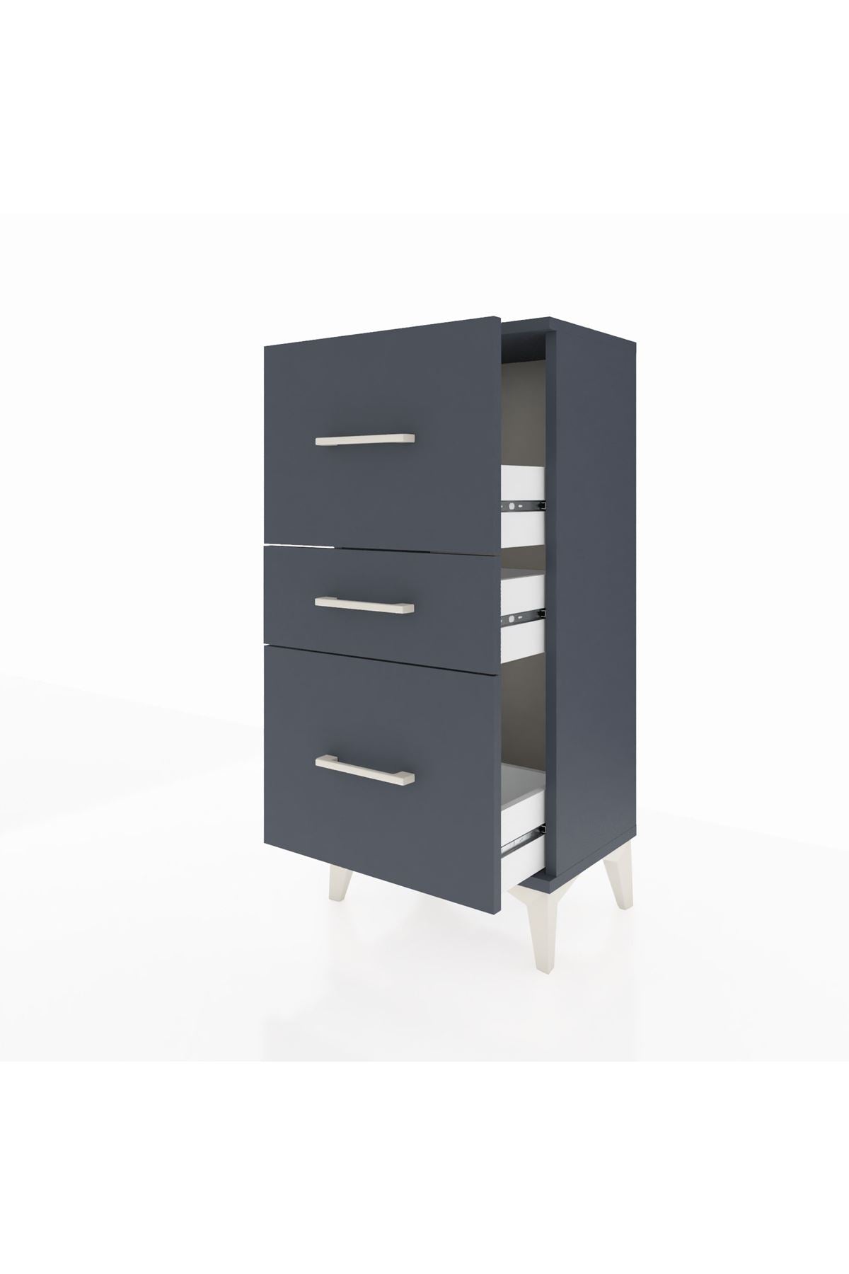 Arges Komodin 3 Çekmeceli 44x30x96 - S09M013V5A