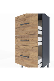 Arges Komodin 3 Çekmeceli 44x30x96 - S09M013V6A