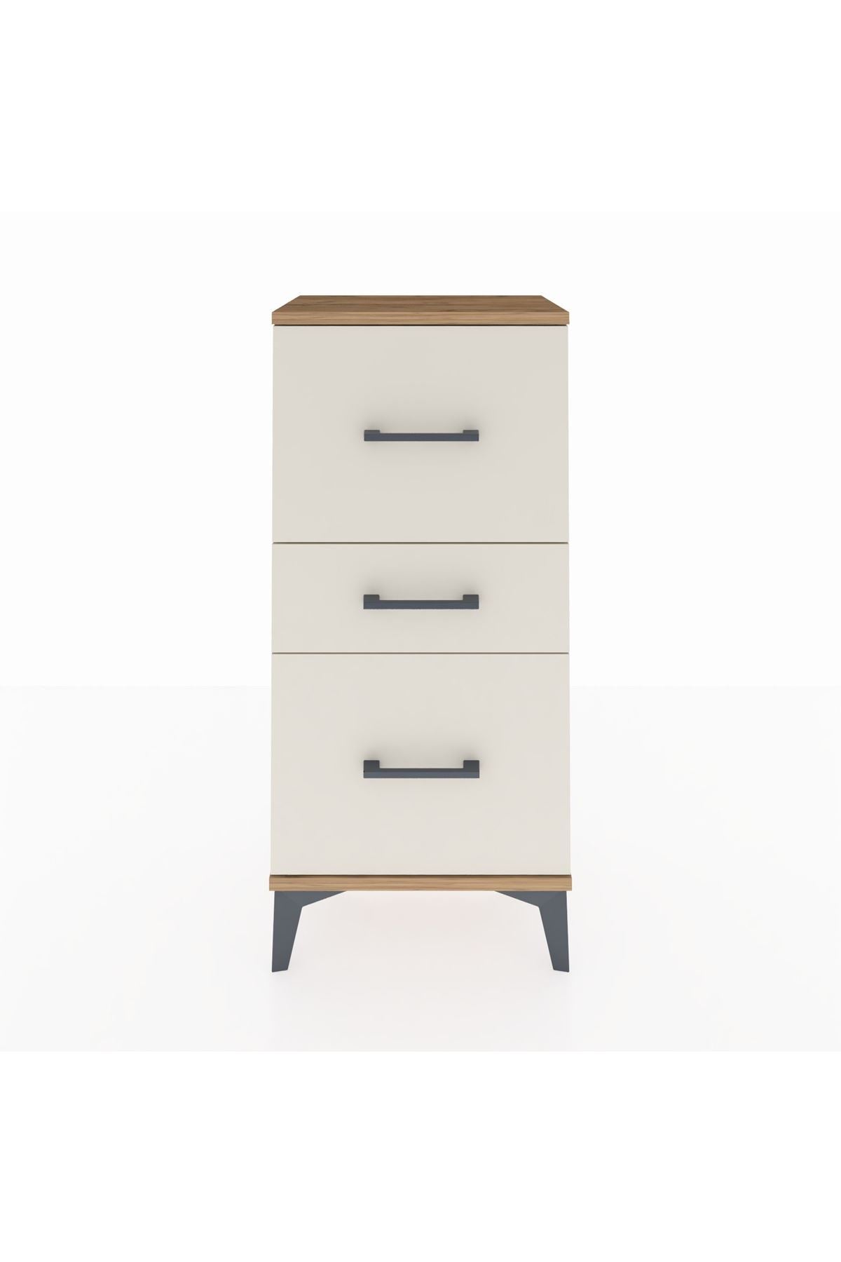 Arges Komodin 3 Çekmeceli 44x30x96 - S09M013V7A