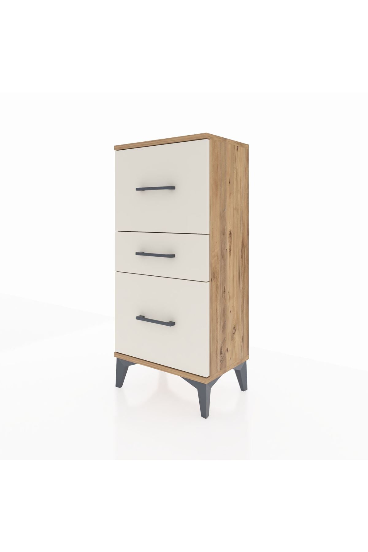 Arges Komodin 3 Çekmeceli 44x30x96 - S09M013V7A