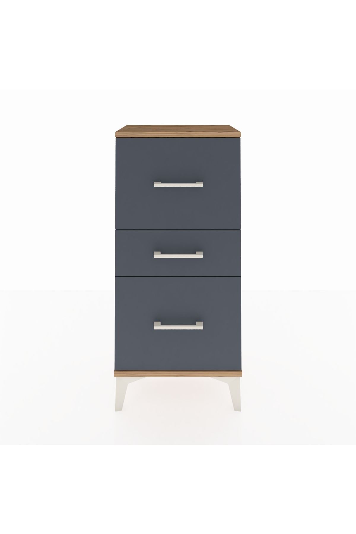 Arges Komodin 3 Çekmeceli 44x30x96 - S09M013V8A