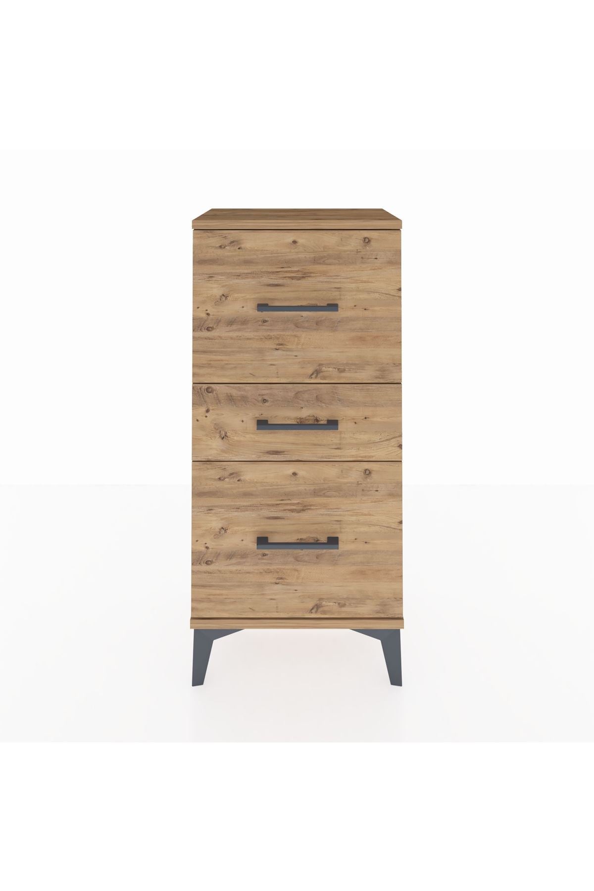 Arges Komodin 3 Çekmeceli 44x30x96 - S09M013V9A