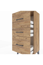 Arges Komodin 3 Çekmeceli 44x30x96 - S09M013V9A